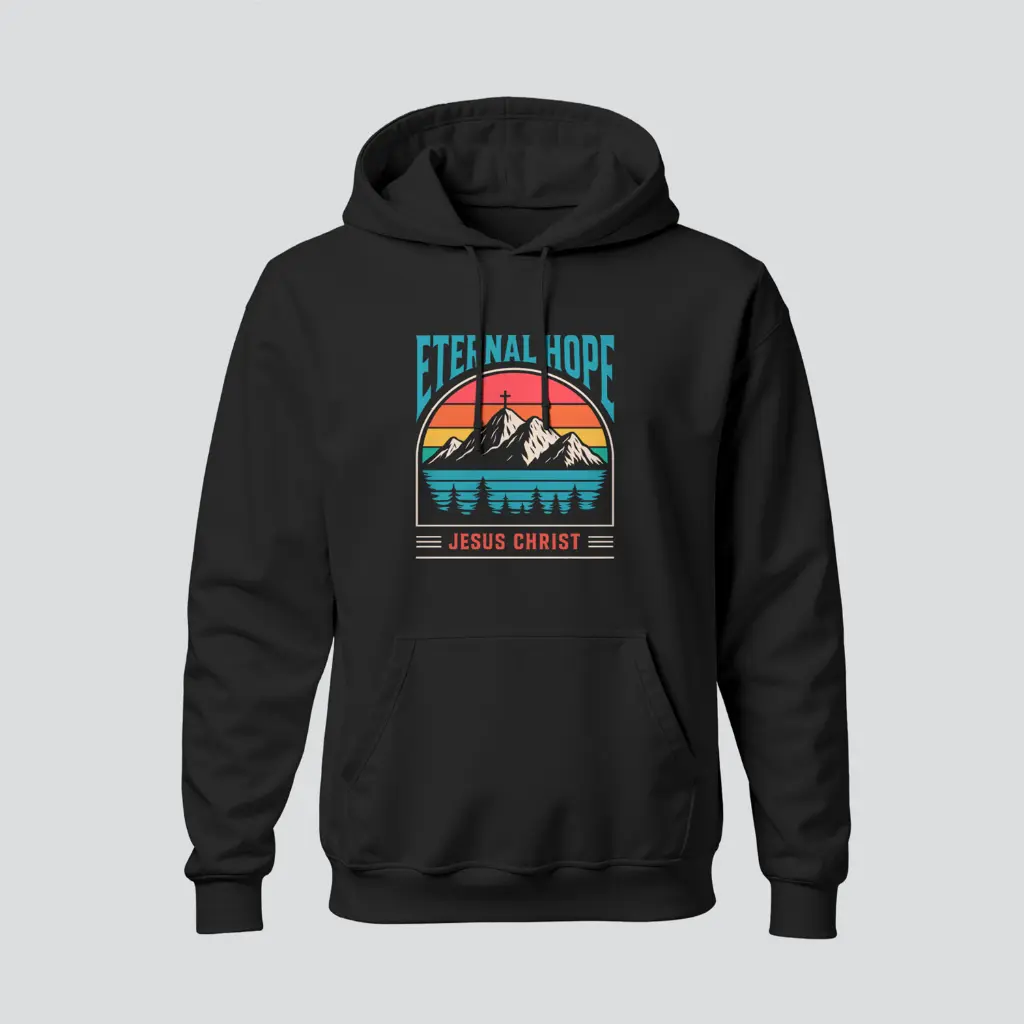 Eternal Hope | 1 Peter 1:3 |  Christian Bible Verse Hoodies | Unisex