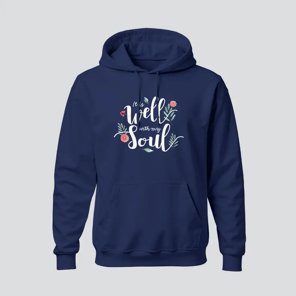 It is well with my soul | Christian Bible Verse Hoodies | Women's