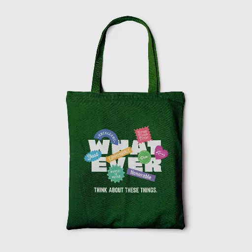 Whatever | Christian Tote Bag Zipper