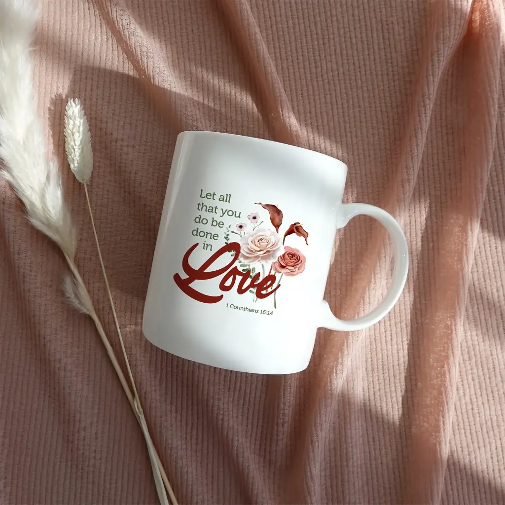 Let all that you do be done in Love | Christian Ceramic Mug