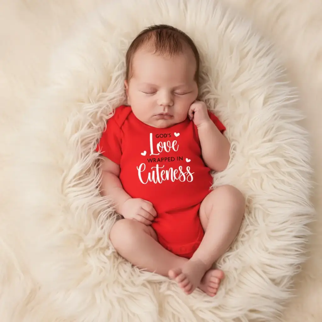 God's love wrapped in cuteness | Christian Baby Romper