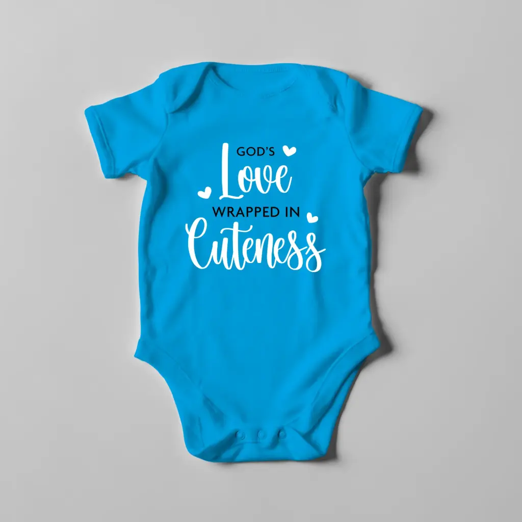 God's love wrapped in cuteness | Christian Baby Romper