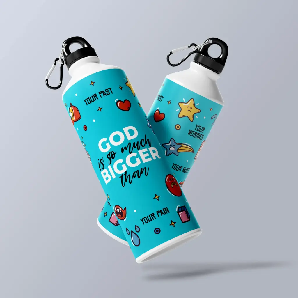 God is so much bigger than | Christian Gospel sipper bottle