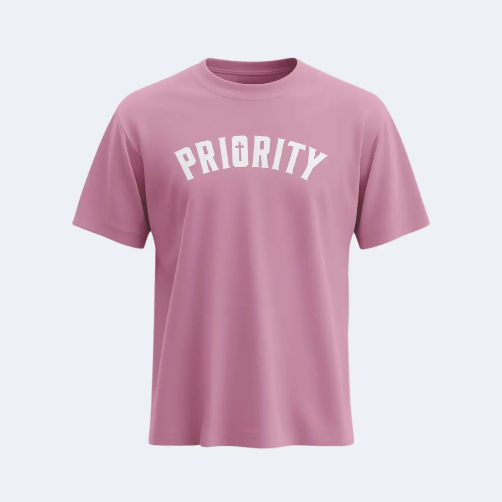 Priority | 2 Corinthians 5:15 | Christian Bible Verse T-Shirt | Unisex | Sale