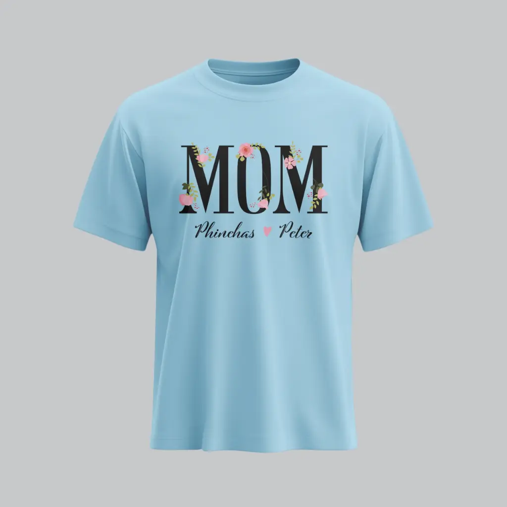 MOM | Customise Names | Personalised T-Shirt