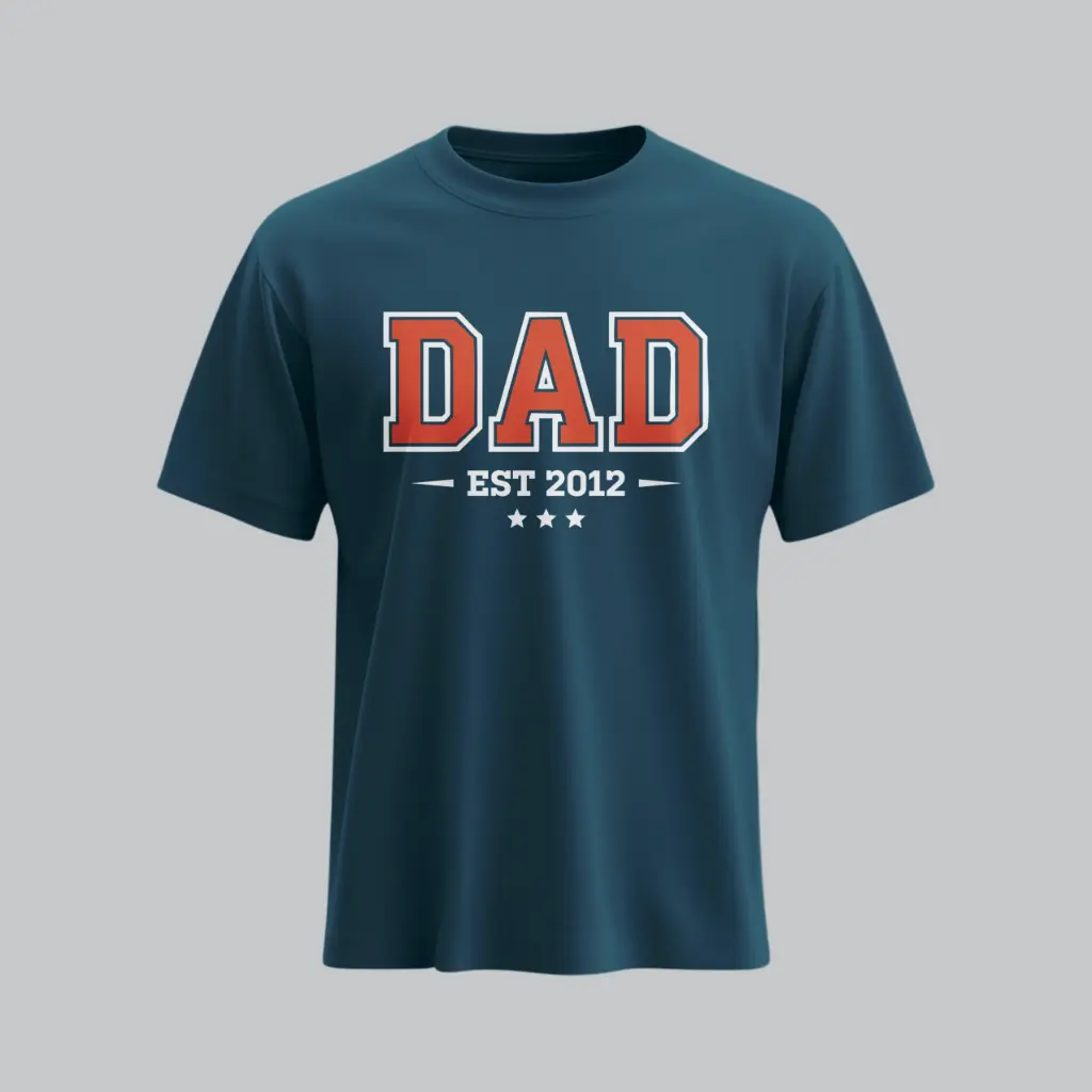 DAD | Customise Year Personalised T-Shirt