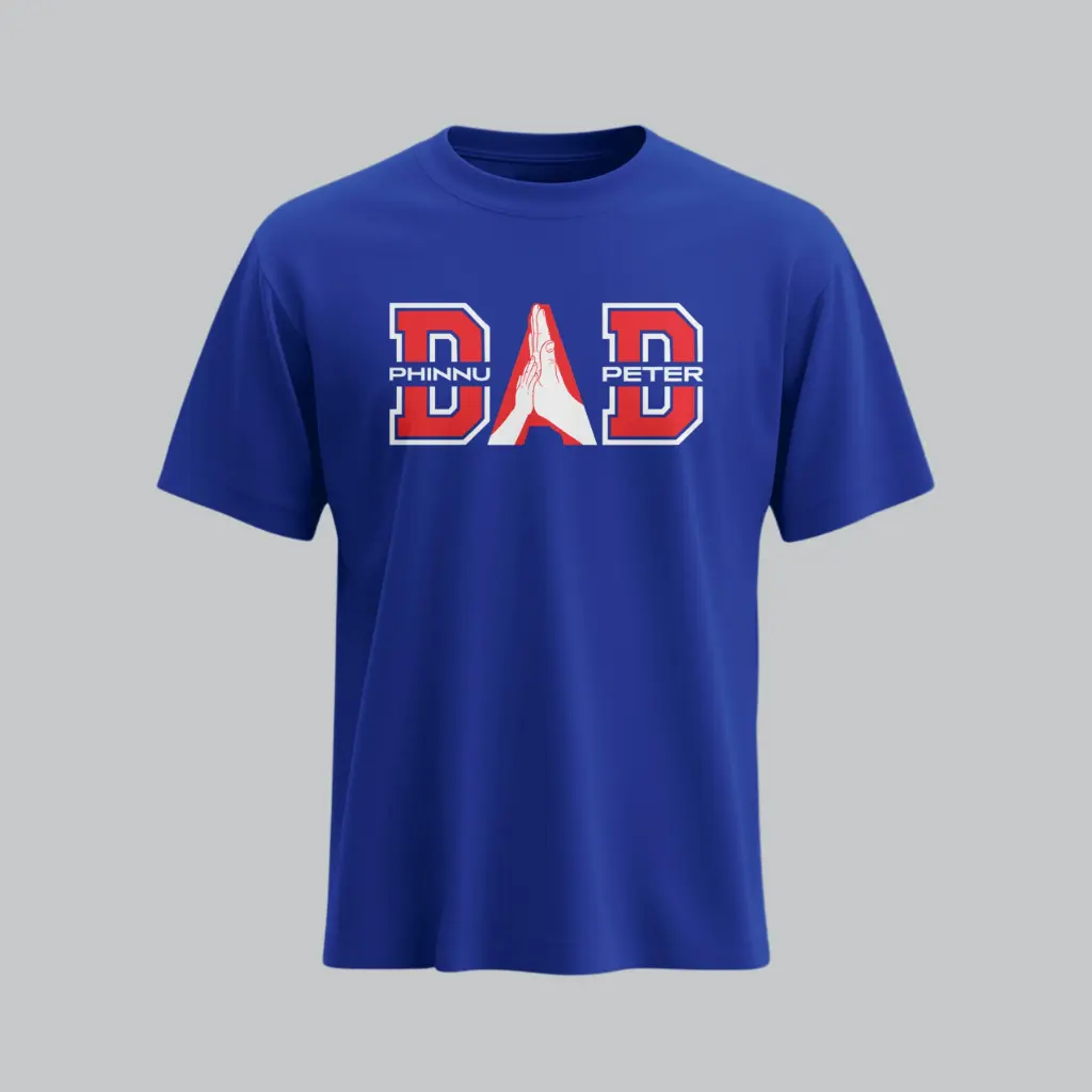 DAD | Customise Names | Personalised T-Shirt