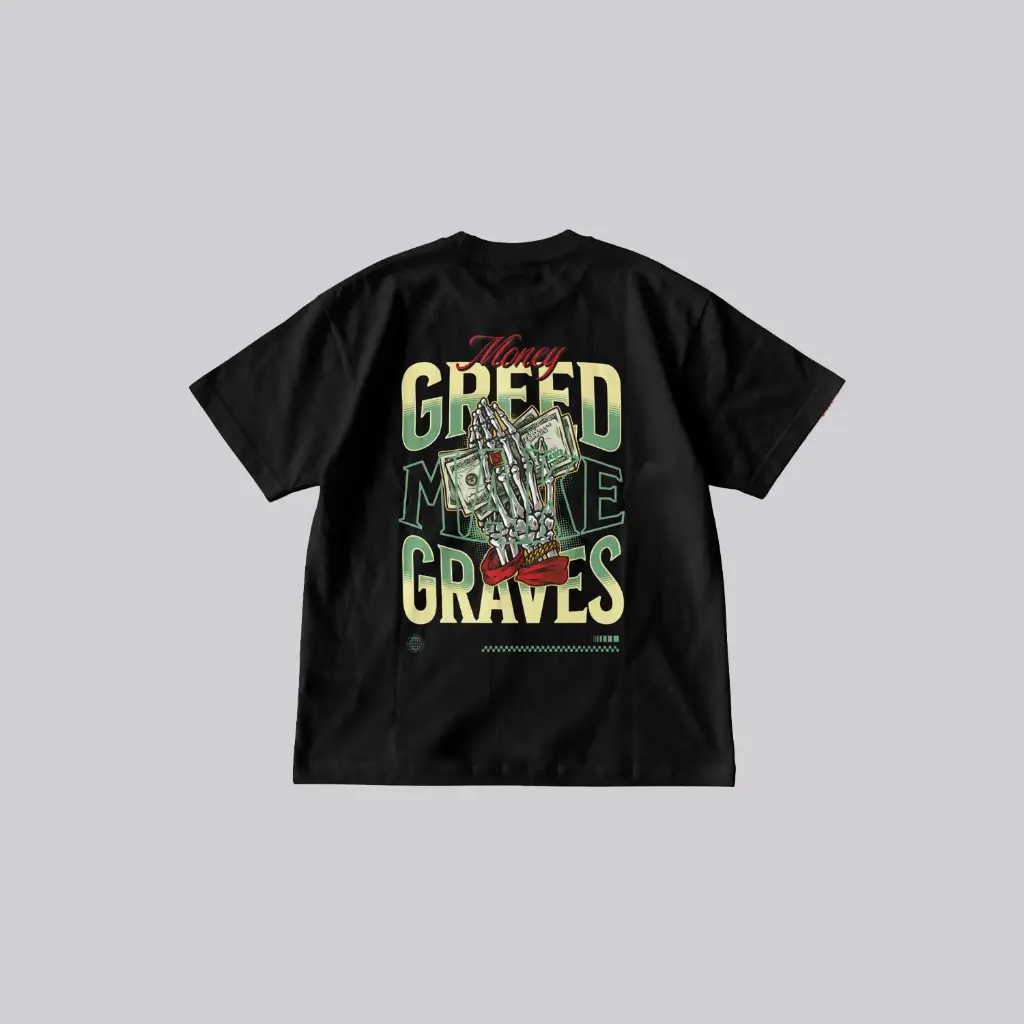 Greed Make Graves | Premium street wear | Christian Bible Verse Premium street wear | Unisex