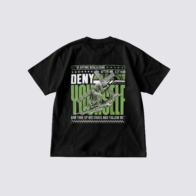 Deny Yourself | Matthew 16:24 | Christian Bible Verse Premium street wear | Unisex