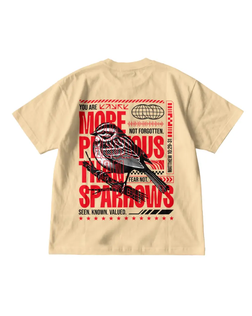 More Precious | Matthew 10:29-31 | Christian Bible Verse Premium Streetwear | Unisex