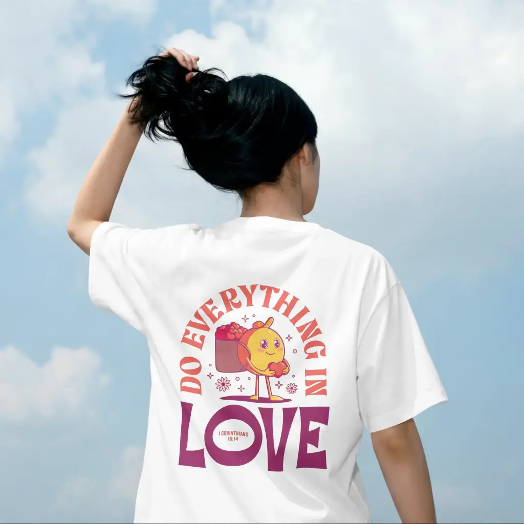 Do Everything in Love | 1 Corinthians 16:14 | Christian Bible Verse Premium street wear | Unisex