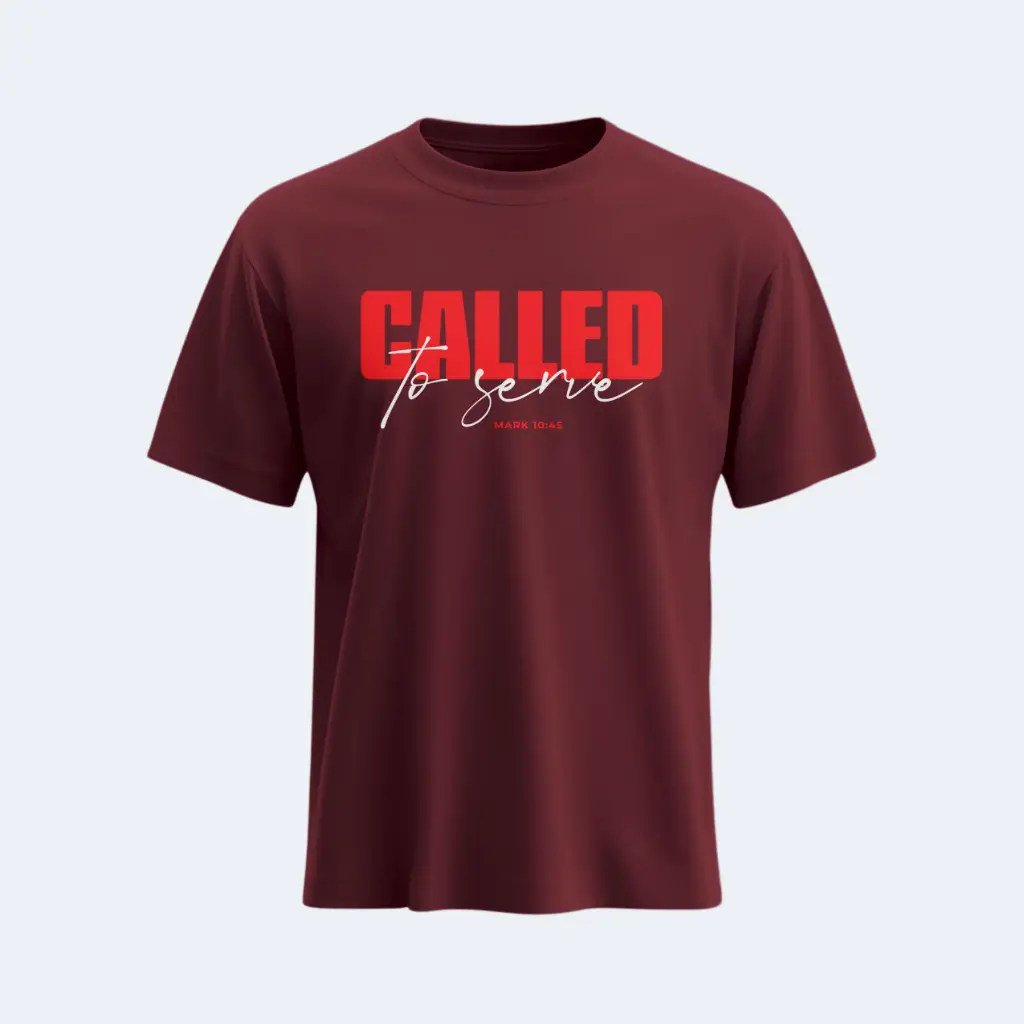 Called to Serve | Mark 10:45 | Christian Bible Verse T-Shirt | Unisex | Sale