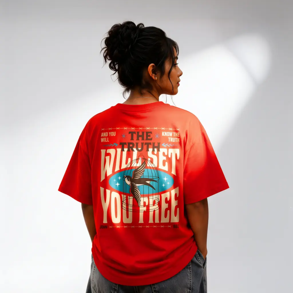 The Truth Will Set You Free | John 8:2 | Christian Bible Verse Premium street wear | Unisex