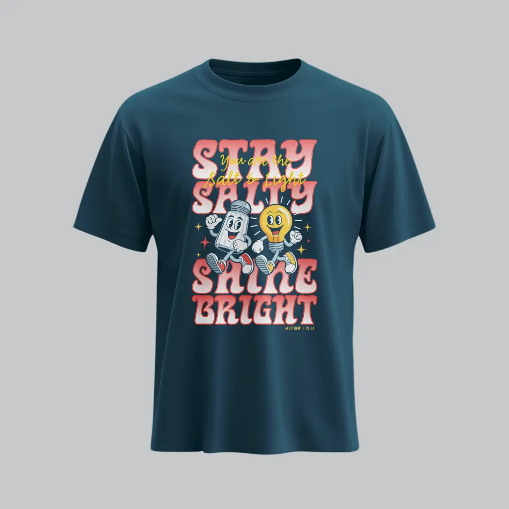 SALT & LIGHT | Matthew 5:13-16 | Christian Bible Verse T-Shirt | Unisex