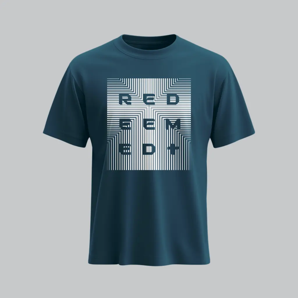 Redeemed | 1 Peter 1:18-19 | Christian Bible Verse T-Shirt | Unisex
