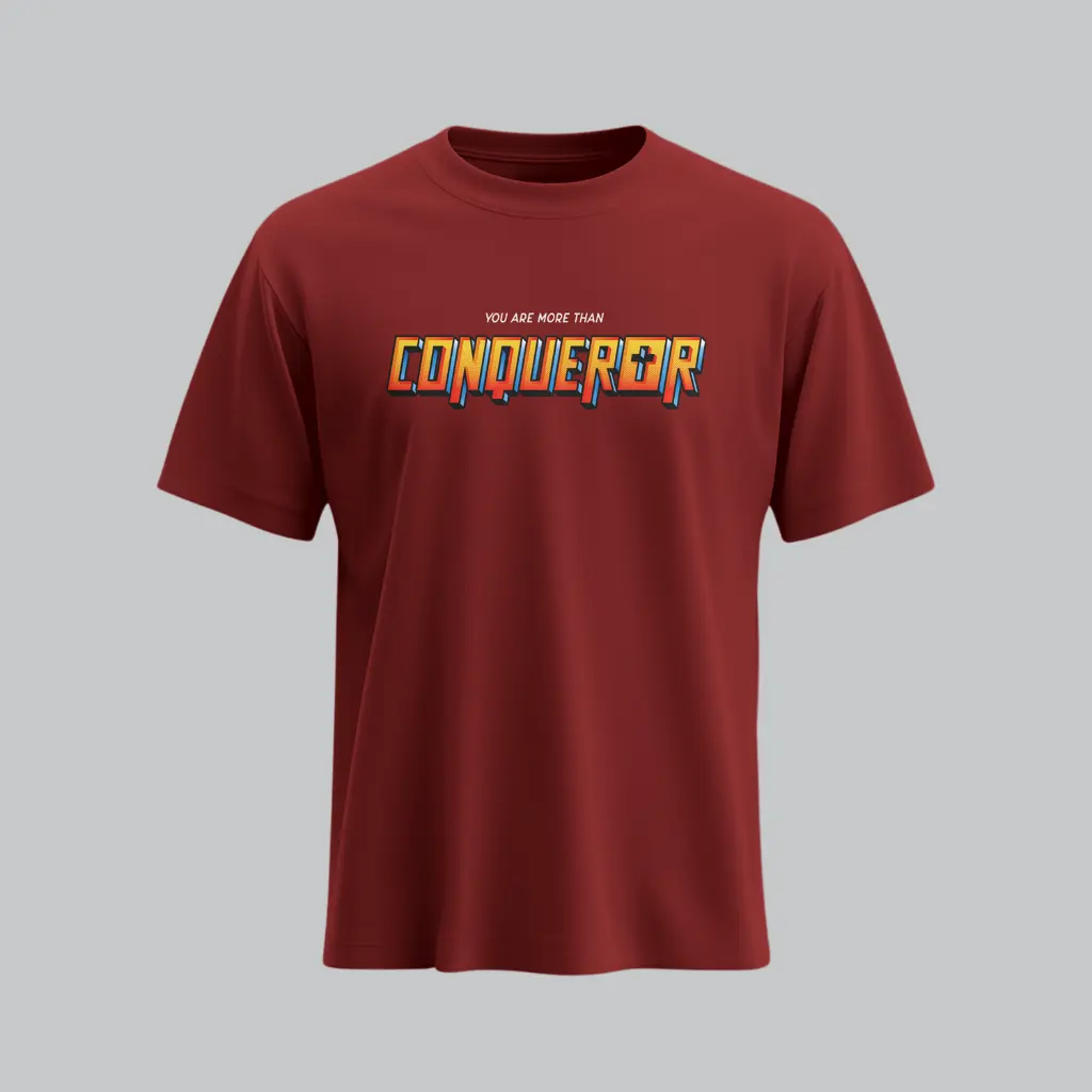 You are more than Conqueror | Romans 8:35-37 | Christian Bible Verse T-Shirt | Unisex