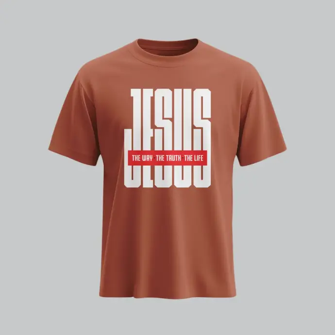 JESUS - The Way The Truth The Life | John 14:6 | Christian Bible Verse T-Shirt | Unisex