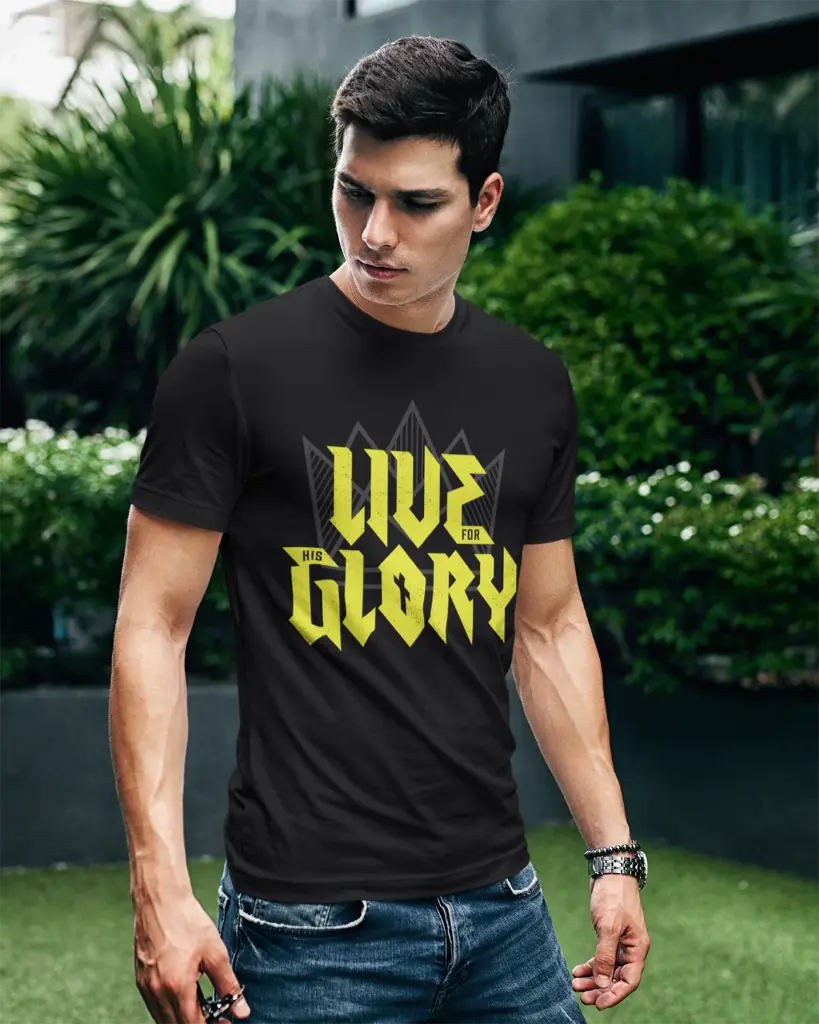 Live For His Glory | 1 Corinthians 13 Chapter | Christian Bible Verse T-shirt | Unisex