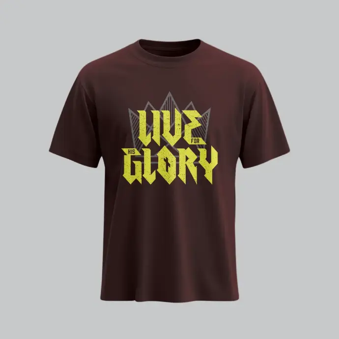 Live For His Glory | 1 Corinthians 13 Chapter | Christian Bible Verse T-shirt | Unisex