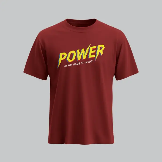 Power In the Name of Jesus | Philippians 2:9-11 | Christian Bible Verse T-Shirt | Unisex