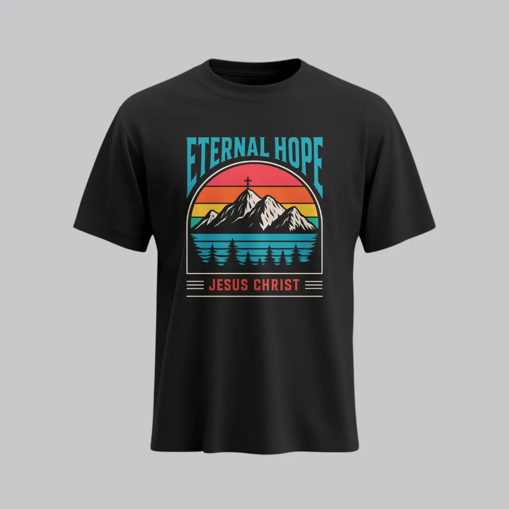 Eternal Hope | 1 Peter 1:3 | Christian Bible Verse T-Shirt | Unisex