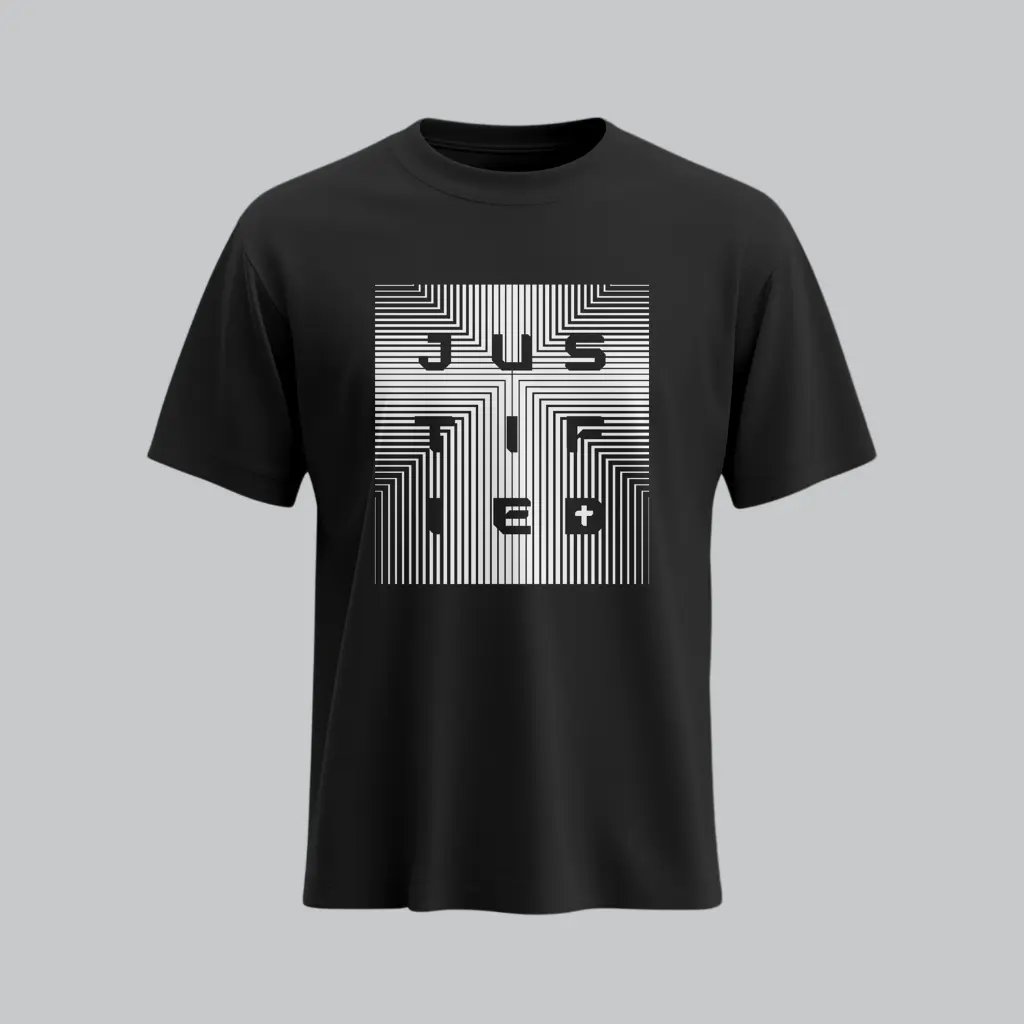 JUSTIFIED | Romans 3:24 | Christian Bible Verse T-Shirt | Unisex