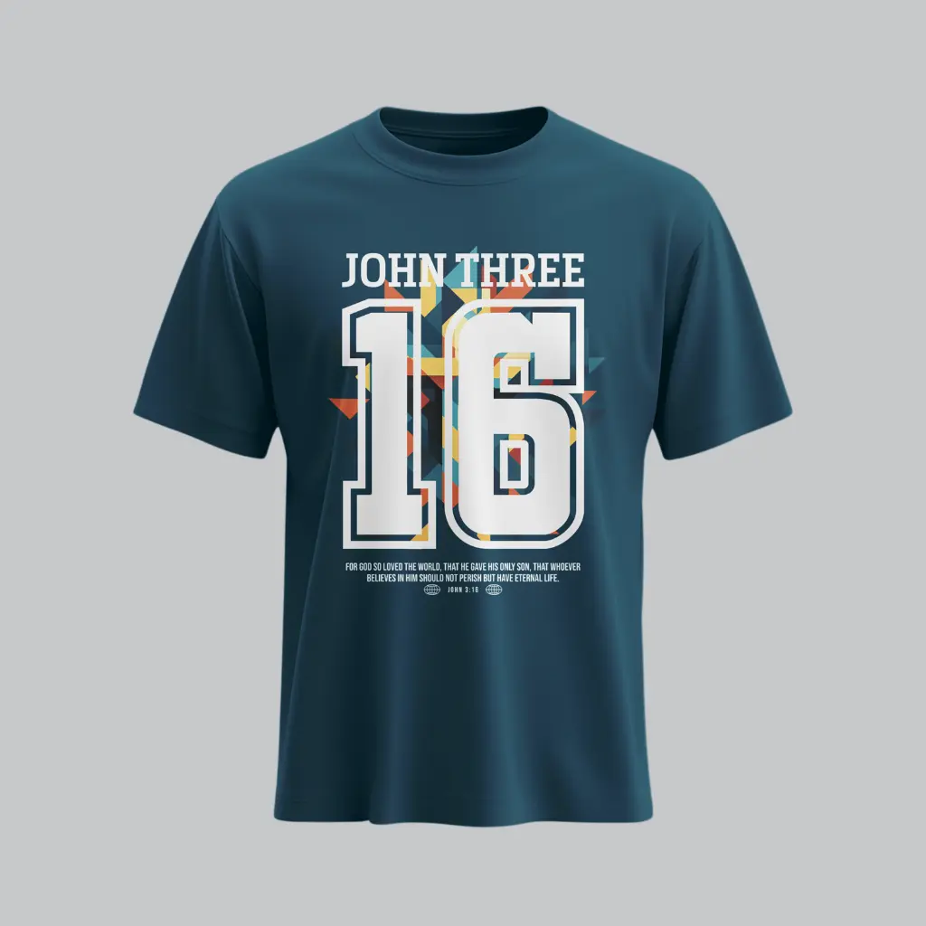 John 3 : 16 | Christian Gospel T-Shirt | Unisex