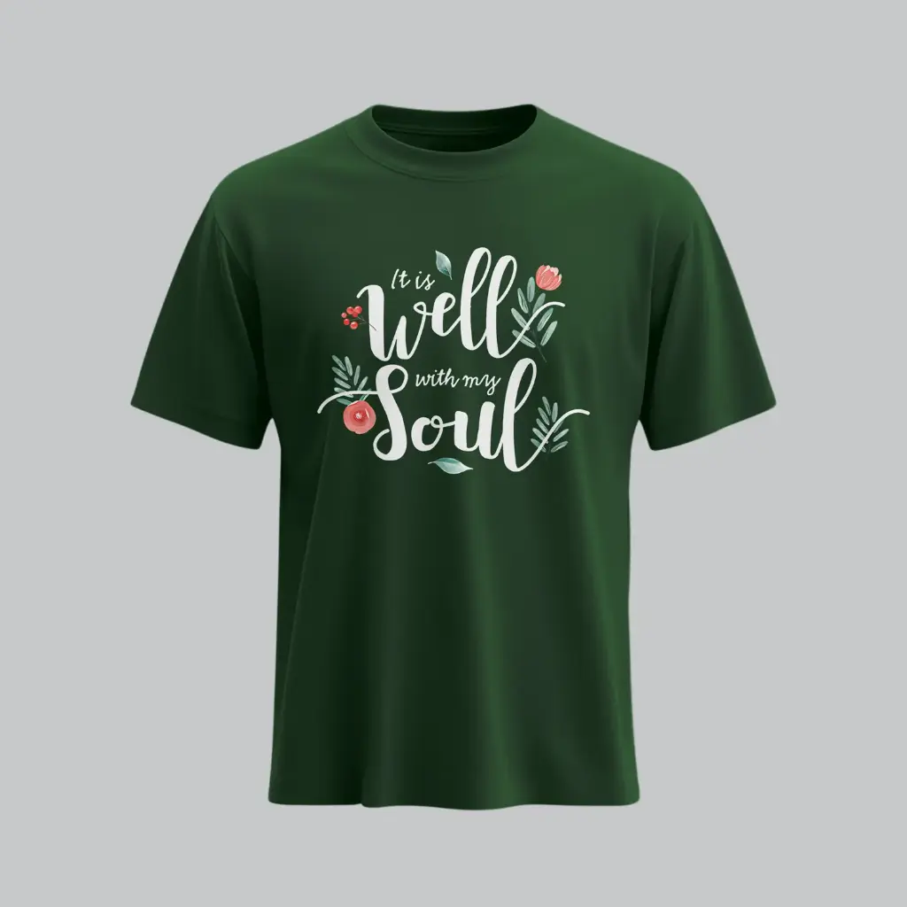 It is well with my Soul | Christian Gospel T-Shirt | Women
