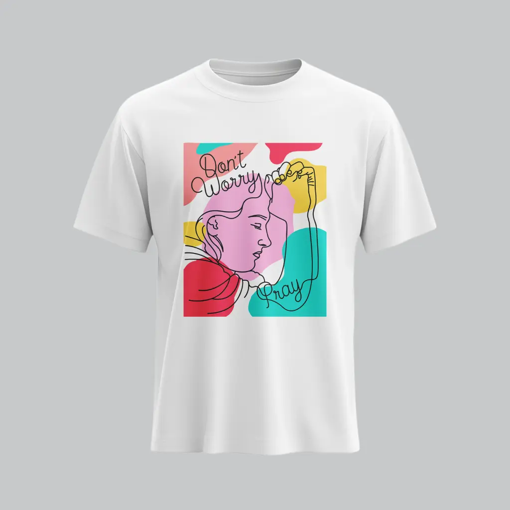Don't Worry Pray | Christian Gospel T-Shirt | Women